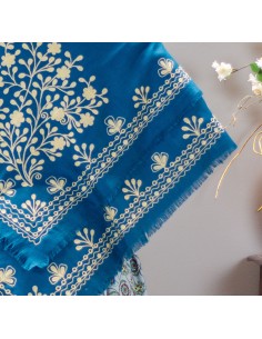 Mantón PLC104 Azul. 2