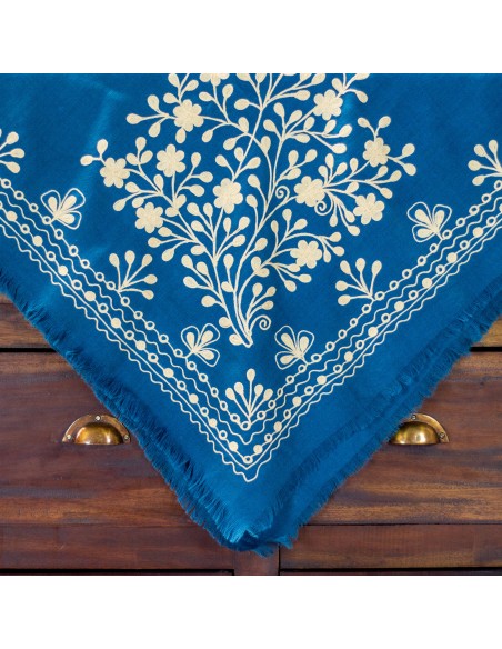 Mantón PLC104 Azul.