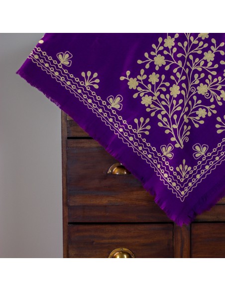 Mantón PLC104 Morado.