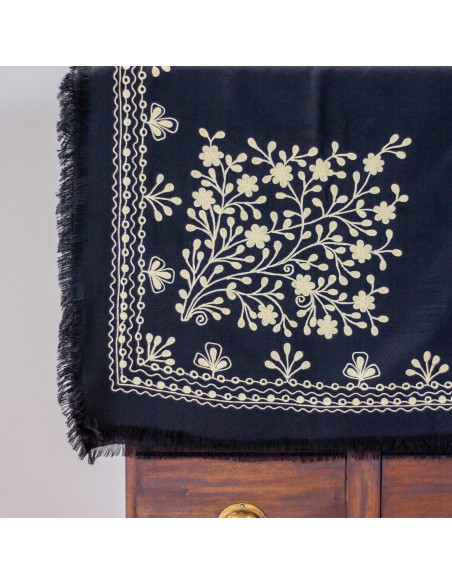 Mantón PLC104 Negro.