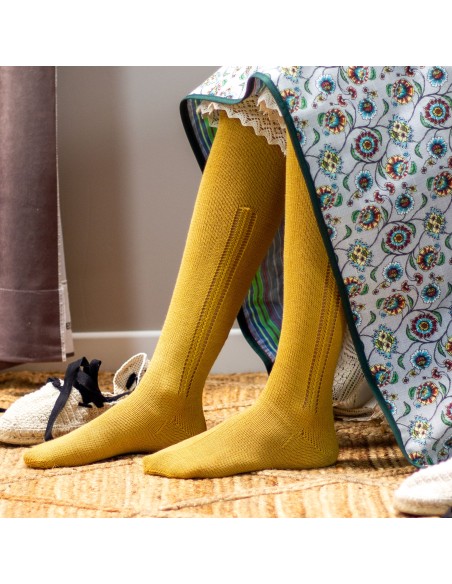 Calcetin Unisex Ac 83 Oro.