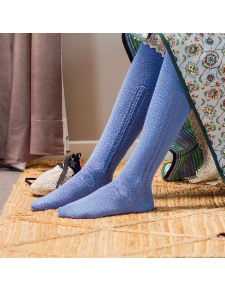 Calcetin Unisex Ac 83 Azul.