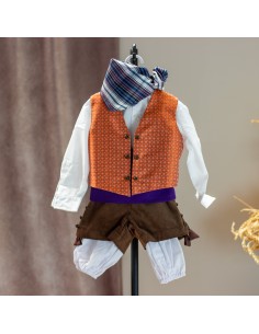 Traje completo pana marrón. 2