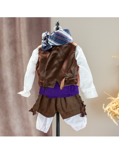 Traje completo pana marrón.