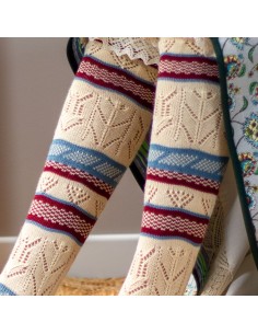 Calcetín rayas regional. 2