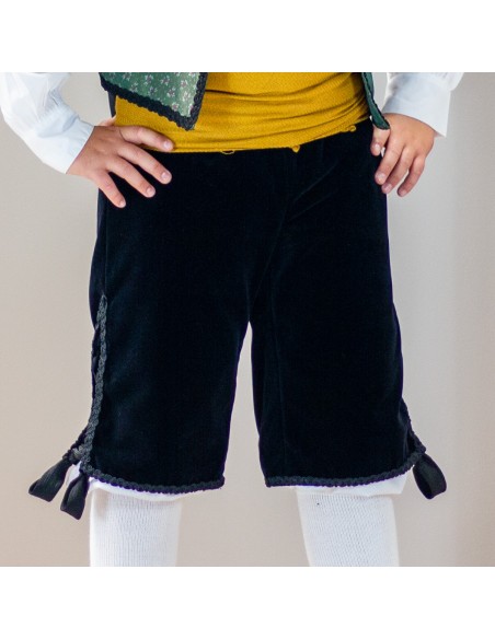 Pant. terciopelo Negro desde