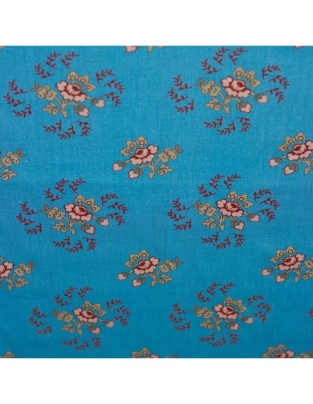 Tela estampada ramos ( 25 cms )