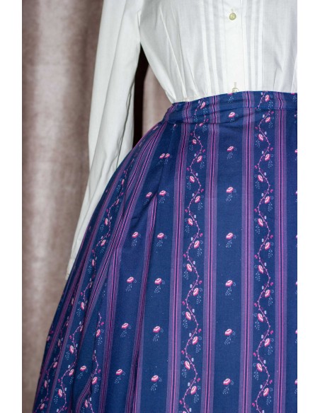 Tela estampada Azul ( 25 cms )