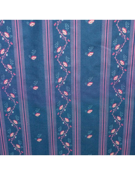 Tela estampada Azul ( 25 cms )