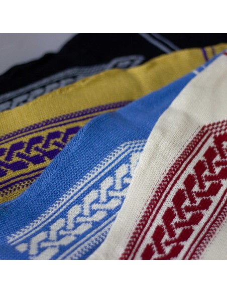 Calcetín hombre intarsia.