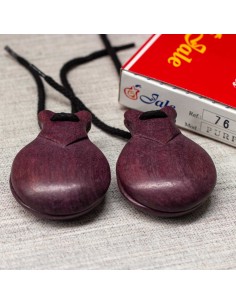 Castañuela madera Purpura 2