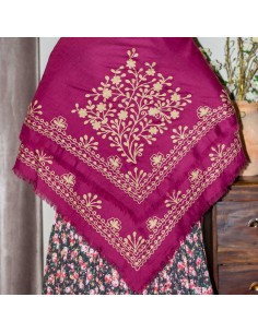 Mantón PLC104 Fucsia.