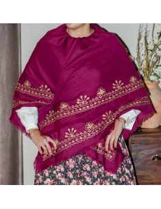 Mantón PLC104 Fucsia. 2