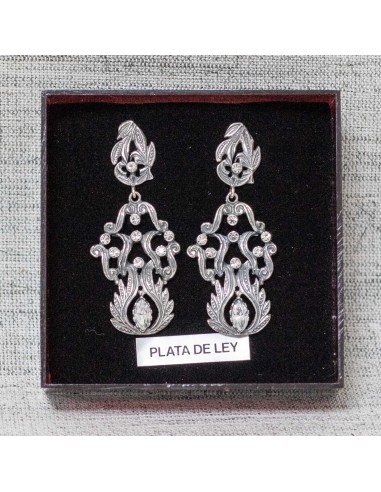 Pendientes plata lágrimas: