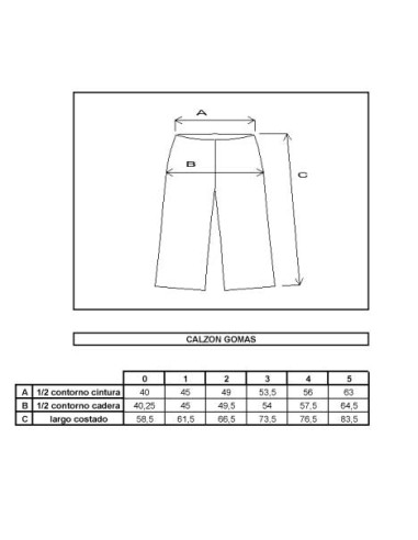 Calzón blanco caballero.