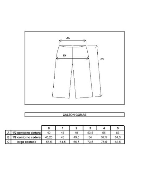 Calzón blanco caballero.