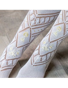 Calcetin perle Bordado Virgen M. 2