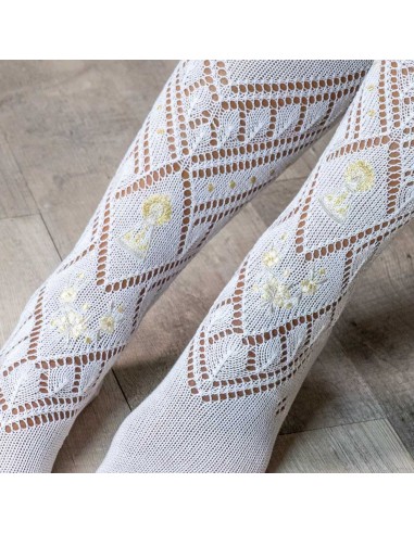 Calcetin perle Bordado Virgen M.