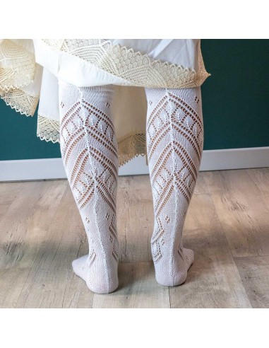 Calcetin perle Bordado Virgen M.