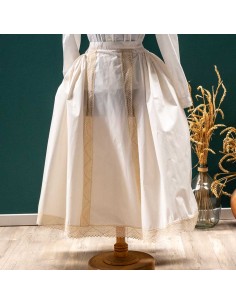 Enagua ahuecador de Lienzo.