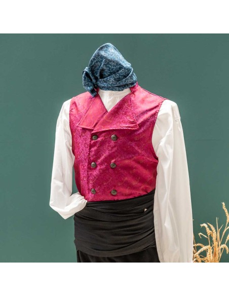 Chaleco cruzado hombre.