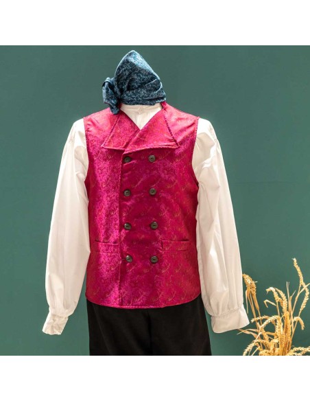 Chaleco cruzado hombre.