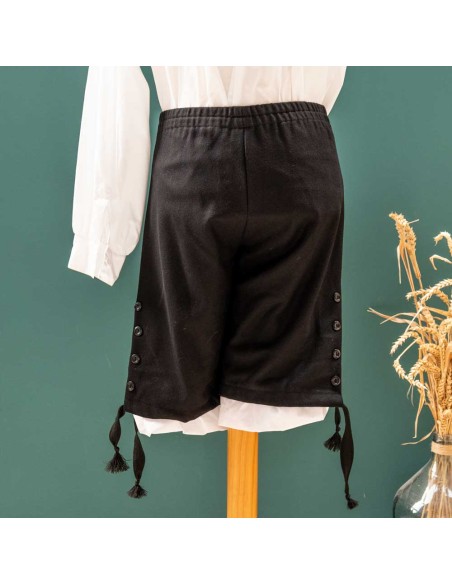 Pantalón paño negro.