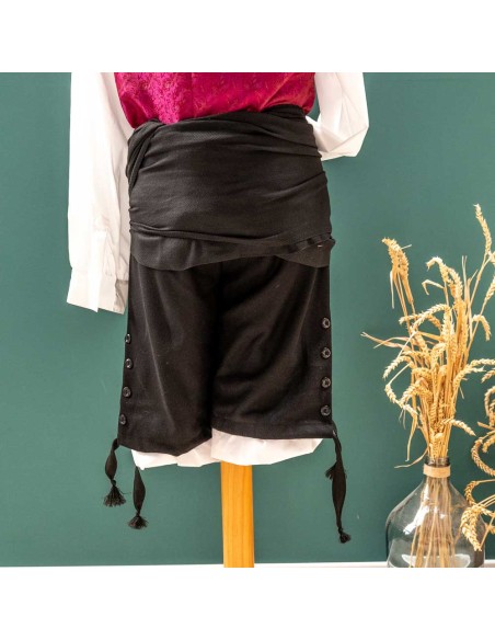 Pantalón paño negro.