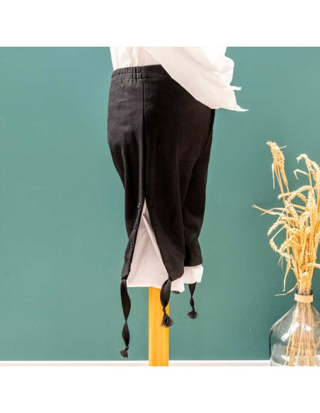 Pantalón paño negro.