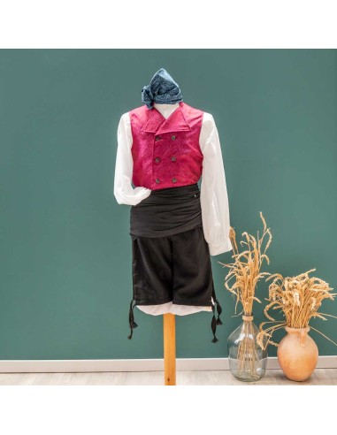 Pantalón paño negro.