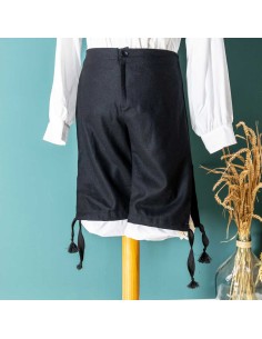 Pantalón paño negro.