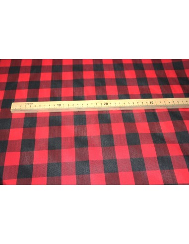 Tela cachirulo rojo-negro