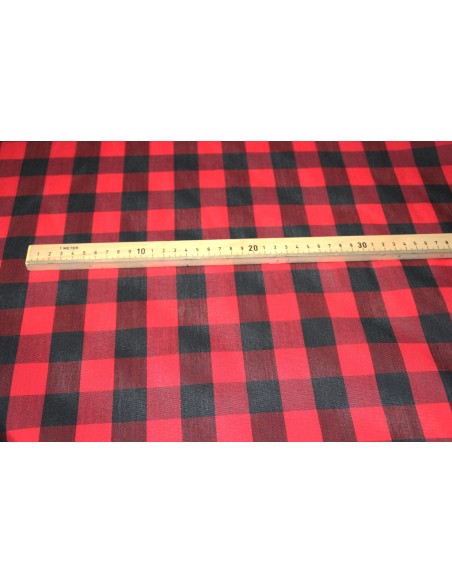 Tela cachirulo rojo-negro